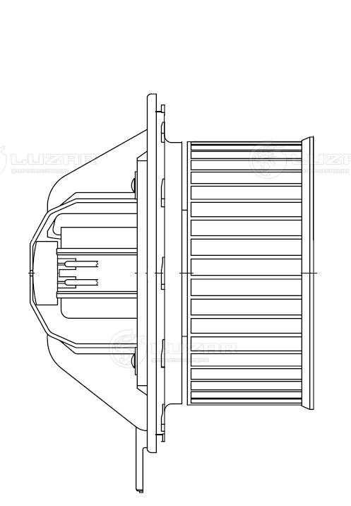 LFh 26173 LUZAR Электродвигатель, вентиляция салона (фото 2)
