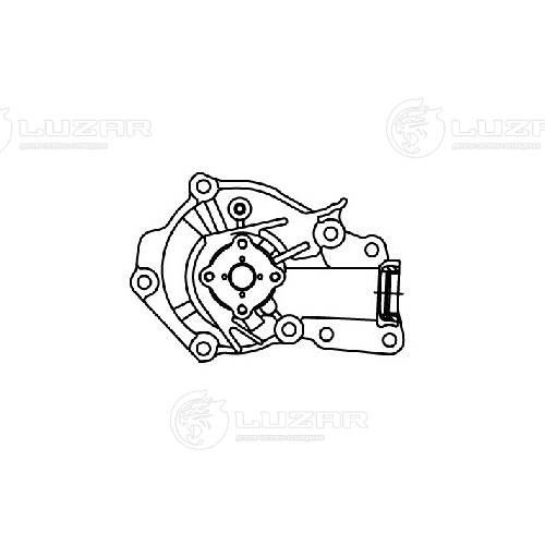 LWP 08384 LUZAR Водяной насос, охлаждение двигателя (фото 1)