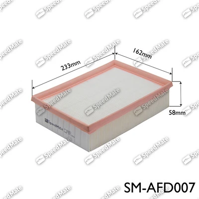 SM-AFD007 SpeedMate Воздушный фильтр (фото 3)