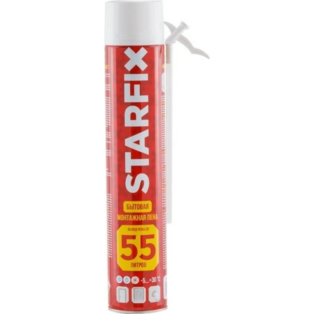 SM-65855-1 STARFIX Пена монтажная Foam 55 750 мл (фото 2)