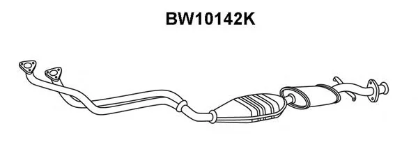 BW10142K VENEPORTE Катализатор (фото 1)