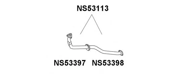 NS53397 VENEPORTE Труба выхлопного газа (фото 1)