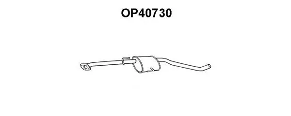 OP40730 VENEPORTE Предглушитель выхлопных газов (фото 1)