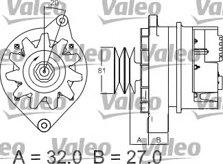 433475 VALEO Генератор (фото 1)