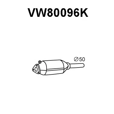 VW80096K VENEPORTE Катализатор (фото 1)
