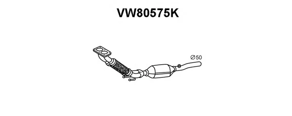 VW80575K VENEPORTE Катализатор (фото 1)