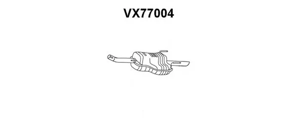 VX77004 VENEPORTE Глушитель выхлопных газов конечный (фото 1)