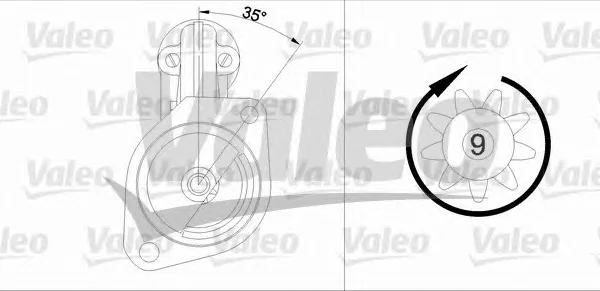 436009 VALEO Стартер (фото 1)