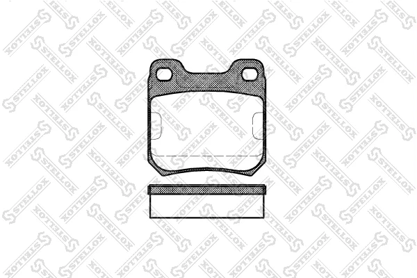 250 040-SX STELLOX Комплект тормозных колодок, дисковый тормоз (фото 2)
