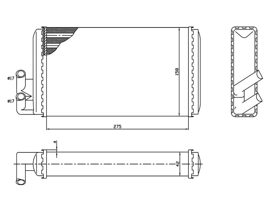 10-35001-SX STELLOX Теплообменник, отопление салона (фото 3)