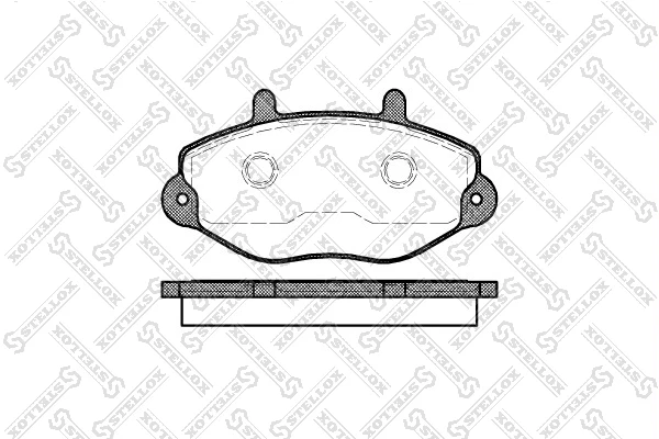 403 000B-SX STELLOX Комплект тормозных колодок, дисковый тормоз (фото 2)