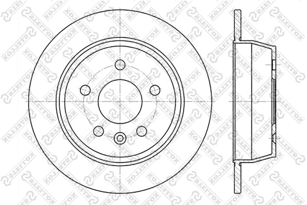 6020-3333-SX STELLOX Тормозной диск (фото 2)