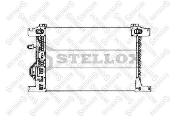 87-39102-SX STELLOX Конденсатор, кондиционер (фото 2)