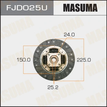 FJD025U MASUMA Диск сцепления (фото 1)