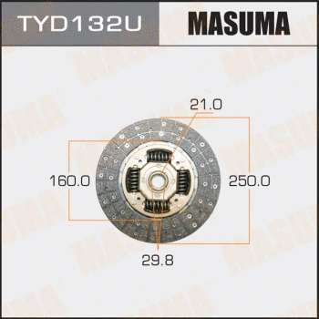 TYD132U MASUMA Диск сцепления (фото 1)