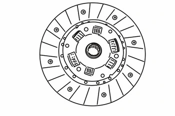 361481 WXQP Диск сцепления (фото 1)