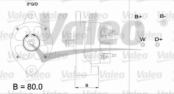 436355 VALEO Генератор (фото 1)