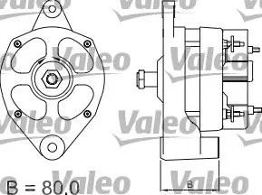 436355 VALEO Генератор (фото 3)