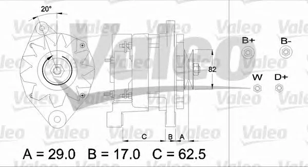 436395 VALEO Генератор (фото 1)