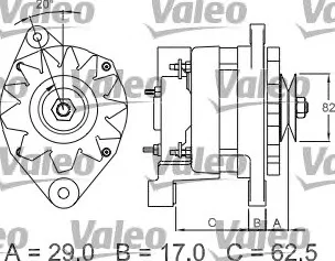 436395 VALEO Генератор (фото 2)