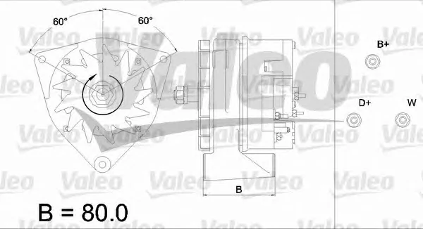 436424 VALEO Генератор (фото 1)