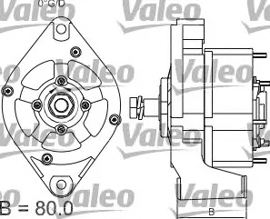 436560 VALEO Генератор (фото 2)