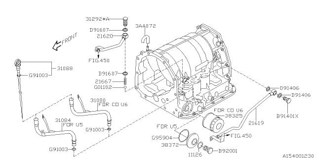 38325AA032 SUBARU Фильтр масляный 38325aa032 (фото 7)