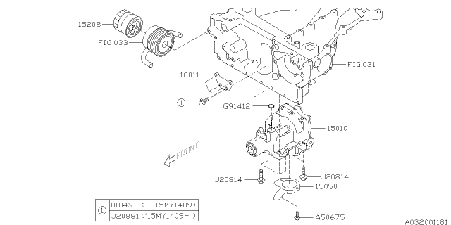 15208AA15A SUBARU Фильтр масляный 15208aa15a (фото 5)