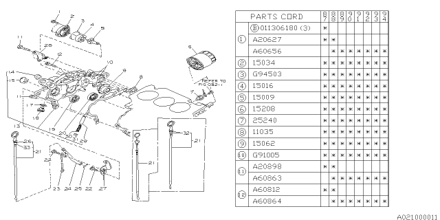 42033-5500 SUBARU Фильтр масляный 42033-5500 (фото 2)