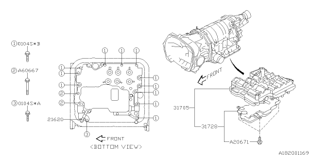 31728AA130 SUBARU Фильтр масляный 31728aa130 (фото 3)