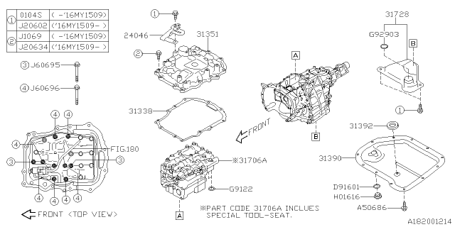 31728AA121 SUBARU Фильтр масляный 31728aa121 (фото 4)