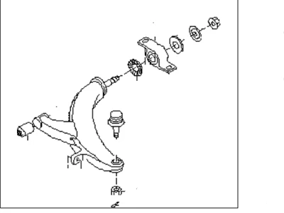 20202FE050 SUBARU Arm assy f (фото 1)