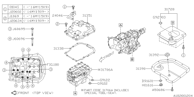 31728AA141 SUBARU Фильтр масляный 31728aa141 (фото 6)