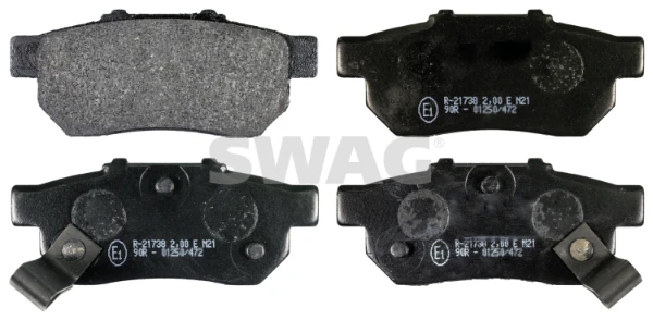 85 91 6301 SWAG Комплект тормозных колодок, дисковый тормоз (фото 2)