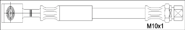 G1900.74 WOKING Тормозной шланг (фото 1)