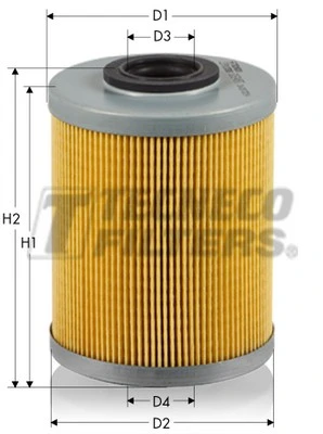 GS0487E TECNECO FILTERS Топливный фильтр (фото 3)