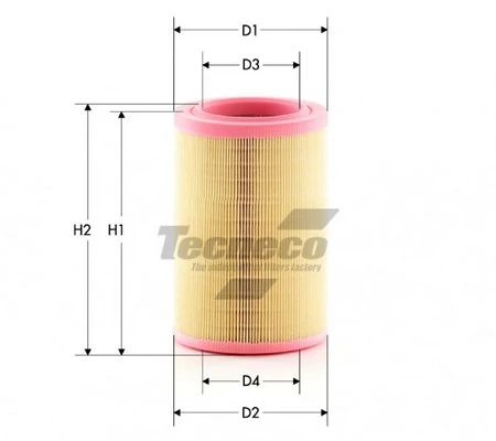 AR2074 TECNECO FILTERS Воздушный фильтр (фото 3)