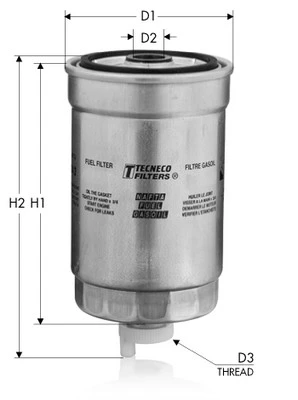 GS57 TECNECO FILTERS Топливный фильтр (фото 2)