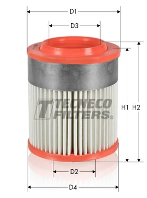 AR1652/1 TECNECO FILTERS Воздушный фильтр (фото 3)