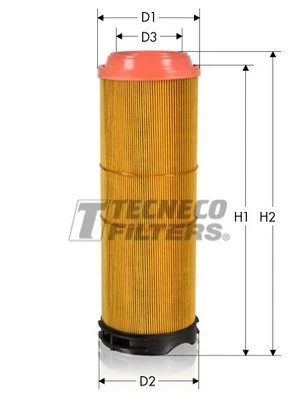 AR12178 TECNECO FILTERS Воздушный фильтр (фото 2)