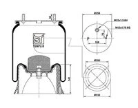 04.060.6106.020 ST-TEMPLIN Кожух пневматической рессоры (фото 2)