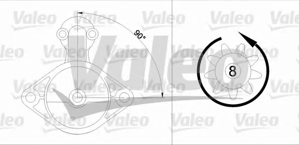 455598 VALEO Стартер (фото 1)