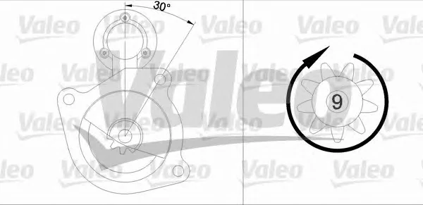 455618 VALEO Стартер (фото 1)