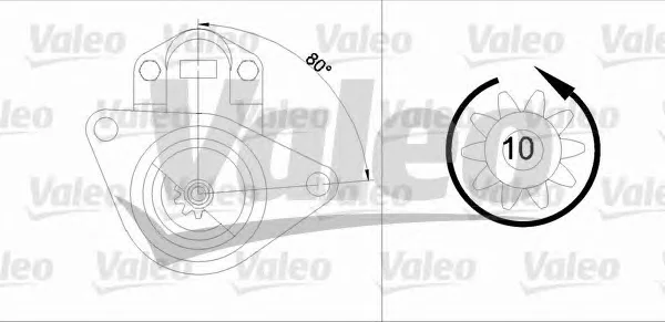 455732 VALEO Стартер (фото 1)