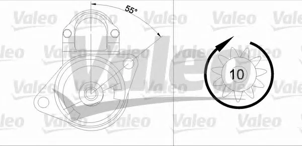 455807 VALEO Стартер (фото 1)