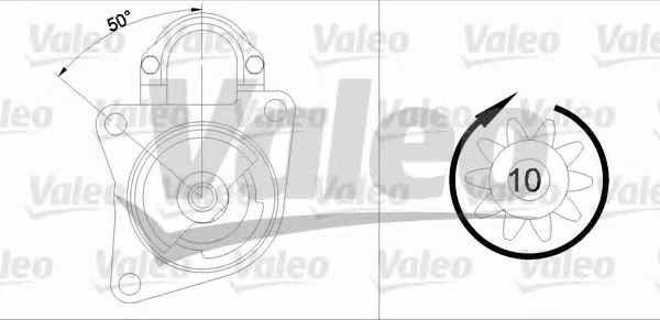 455878 VALEO Стартер (фото 1)