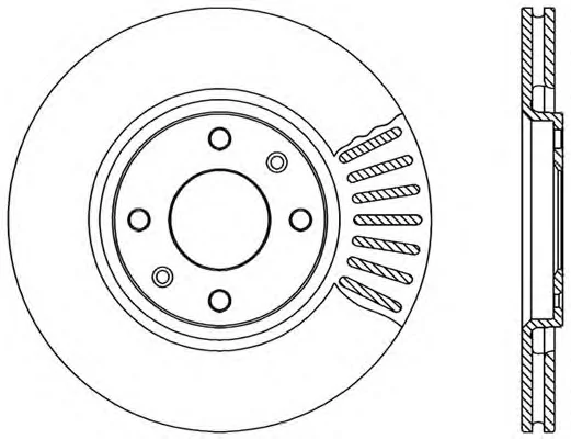 BDA1112.20 OPEN PARTS Тормозной диск (фото 1)