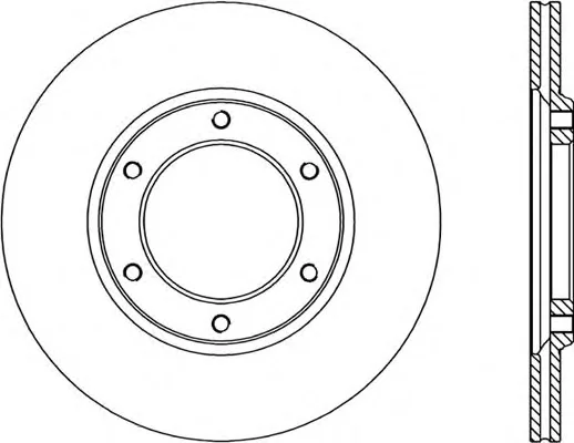 BDA1362.20 OPEN PARTS Тормозной диск (фото 1)