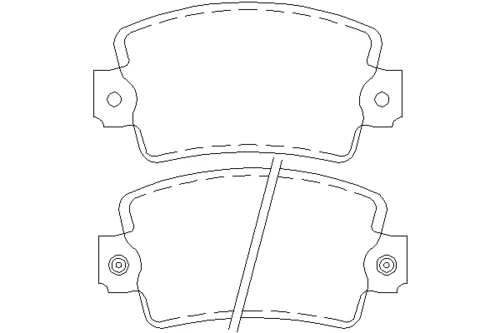 2048802 TEXTAR Комплект тормозных колодок, дисковый тормоз (фото 2)