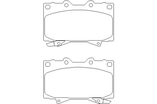 2352402 TEXTAR Комплект тормозных колодок, дисковый тормоз (фото 2)